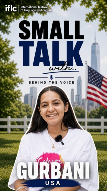Gurbani from the USA shares her experience at IFLC and what it has meant to her.

Through meeting different cultures and taking part on the same stage, she reflects on being part of something bigger.