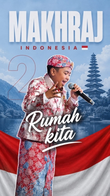 Makhraj from Indonesia won 2nd place in the Colors of Voices Song Contest with the song “Rumah Kita”. 🇮🇩