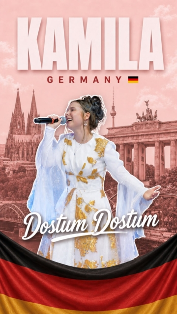 Kamila from Germany performed the song “Dostum Dostum” in the Colors of Voices Turkish Song Contest. 🇩🇪