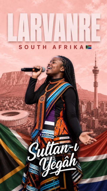 Larvanre from South Africa performed the song “Sultan-ı Yegâh” in the Colors of Voices Turkish Song Contest. 🇿🇦🎶