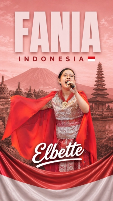 Fania from Indonesia performed the song “Elbette” in the Colors of Voices Turkish Song Contest. 🇮🇩