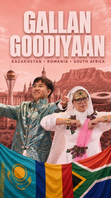 “Gallan Goodiyaan” performed with dancers from Romania and Kazakhstan. 🌍💃

#IFLC2026