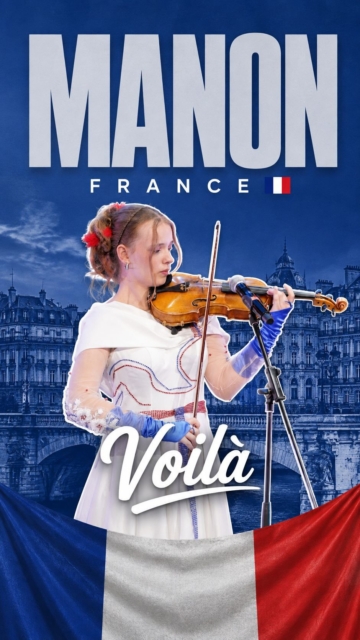 Manon from France performed the song “Voilà” in the Colors of Voices Song Contest. 🇫🇷
#IFLC2026