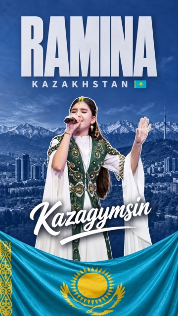 Ramina from Kazakhstan performed the song “Kazagımsın” in the Colors of Voices Song Contest. 🇰🇿

#IFLC2026